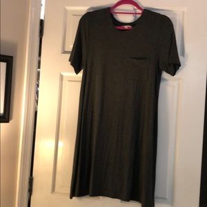 Grey T-shirt dress